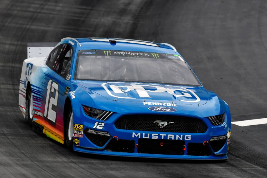 He led 146 laps, second only to teammate Ryan Blaney (12), who led 158 and finished fourth. He led 146 laps, second only to teammate Ryan Blaney (12), who led 158 and finished fourth.